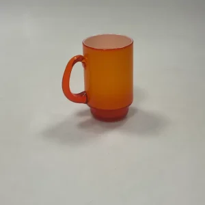 Holmegaard Palet / Carnaby Orange Glas Krus