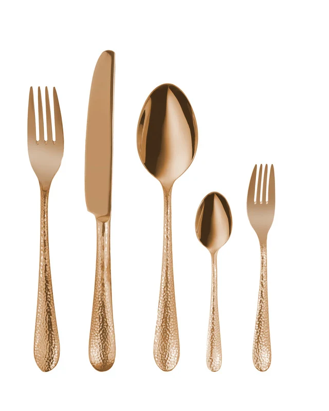Iced tea spoon SITELLO PVD pale copper 220mm
