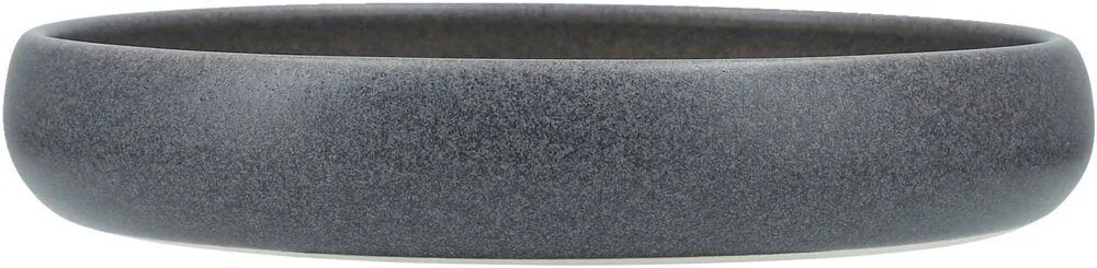 ICELAND DARK Plate deep w high edge15cm