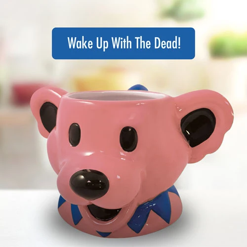 Grateful Dead Dancing Bear gjuten keramisk mugg ICUP