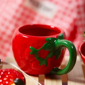 Jordgubbar mugg - 200 ml