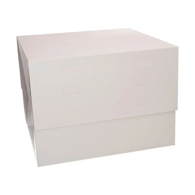 Justerbar tårtlåda 25x25 x 20-28cm