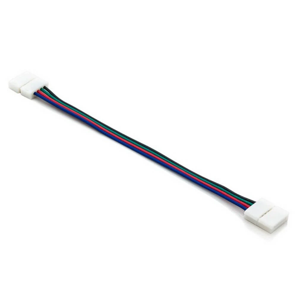 Kabelkontakt 4-stift 10mm RGB LED-remsa