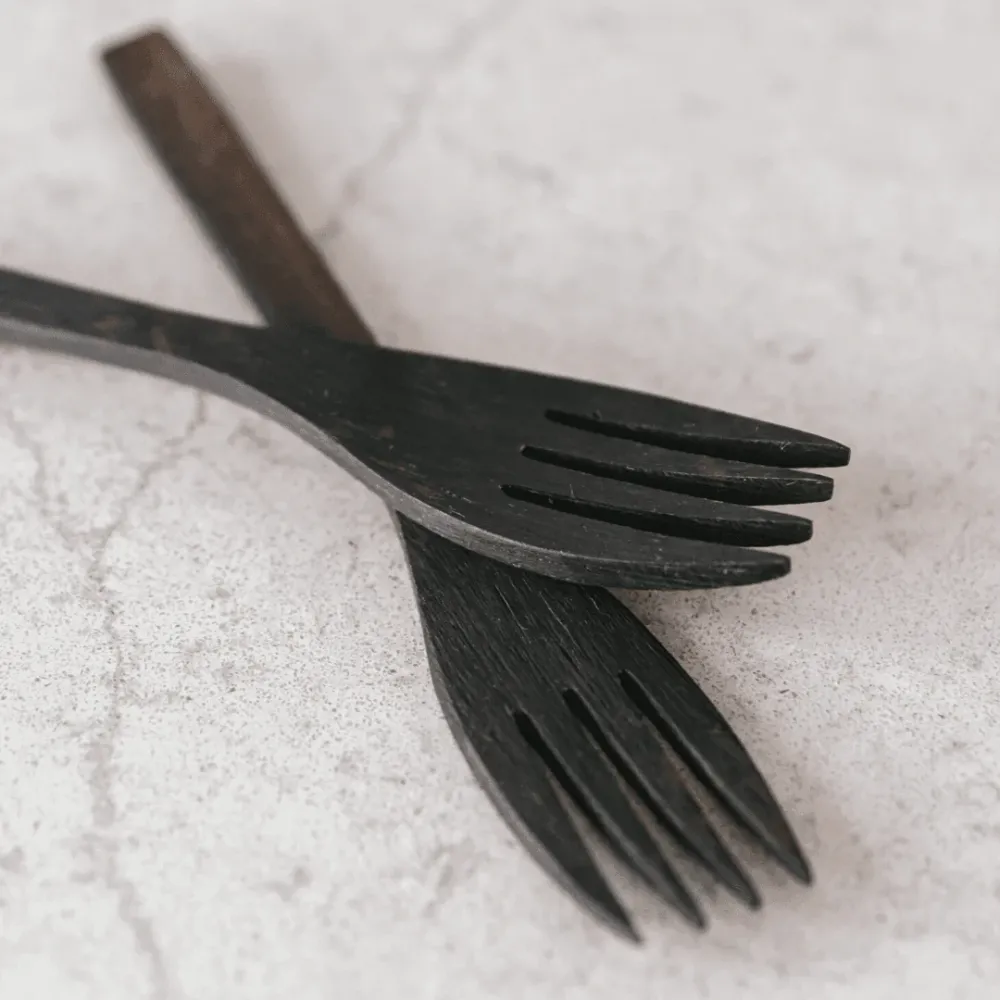 Trä Kokosplam Buddah Kniv