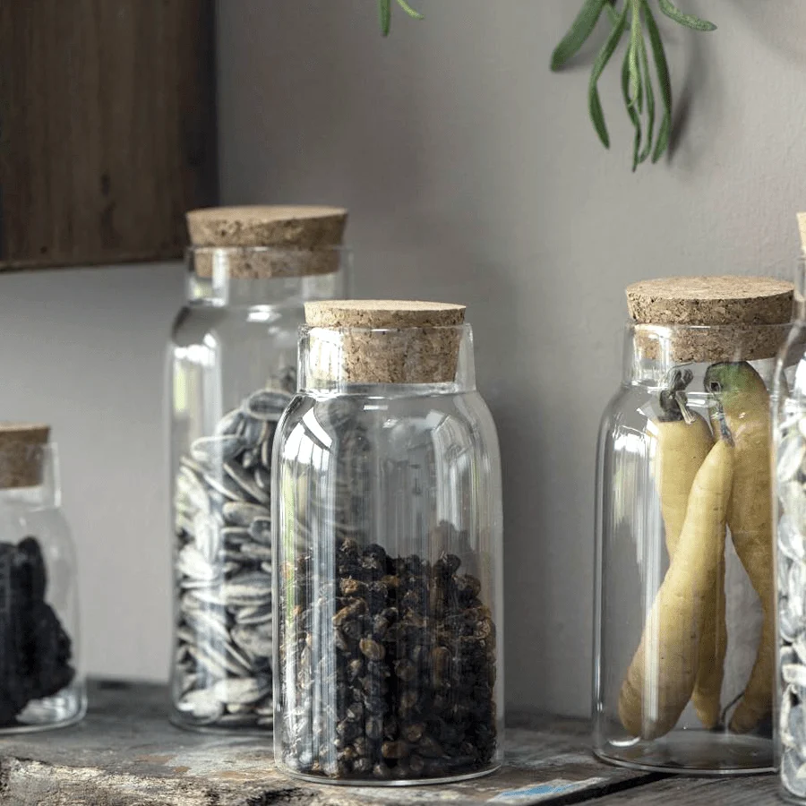 KORKGLAS FÖRVARINGSKRUK 270ML