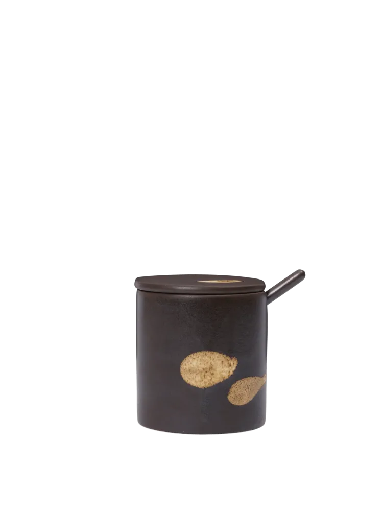 Koyo Jar Spoon - Dark Brown/Buff