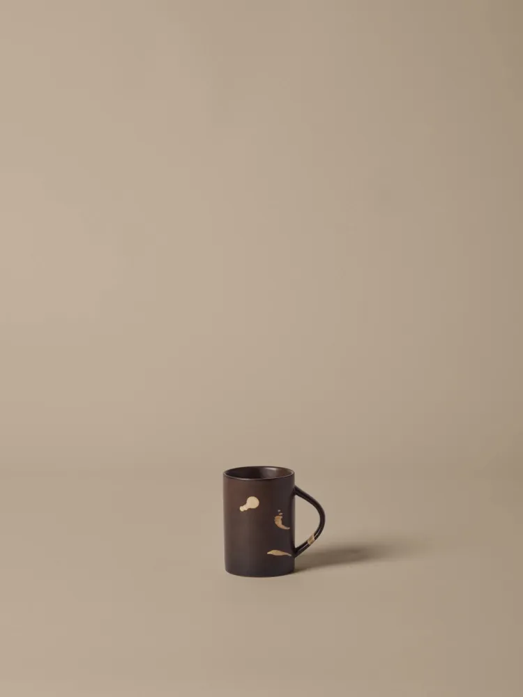 Koyo Mug - Dark Brown/Buff