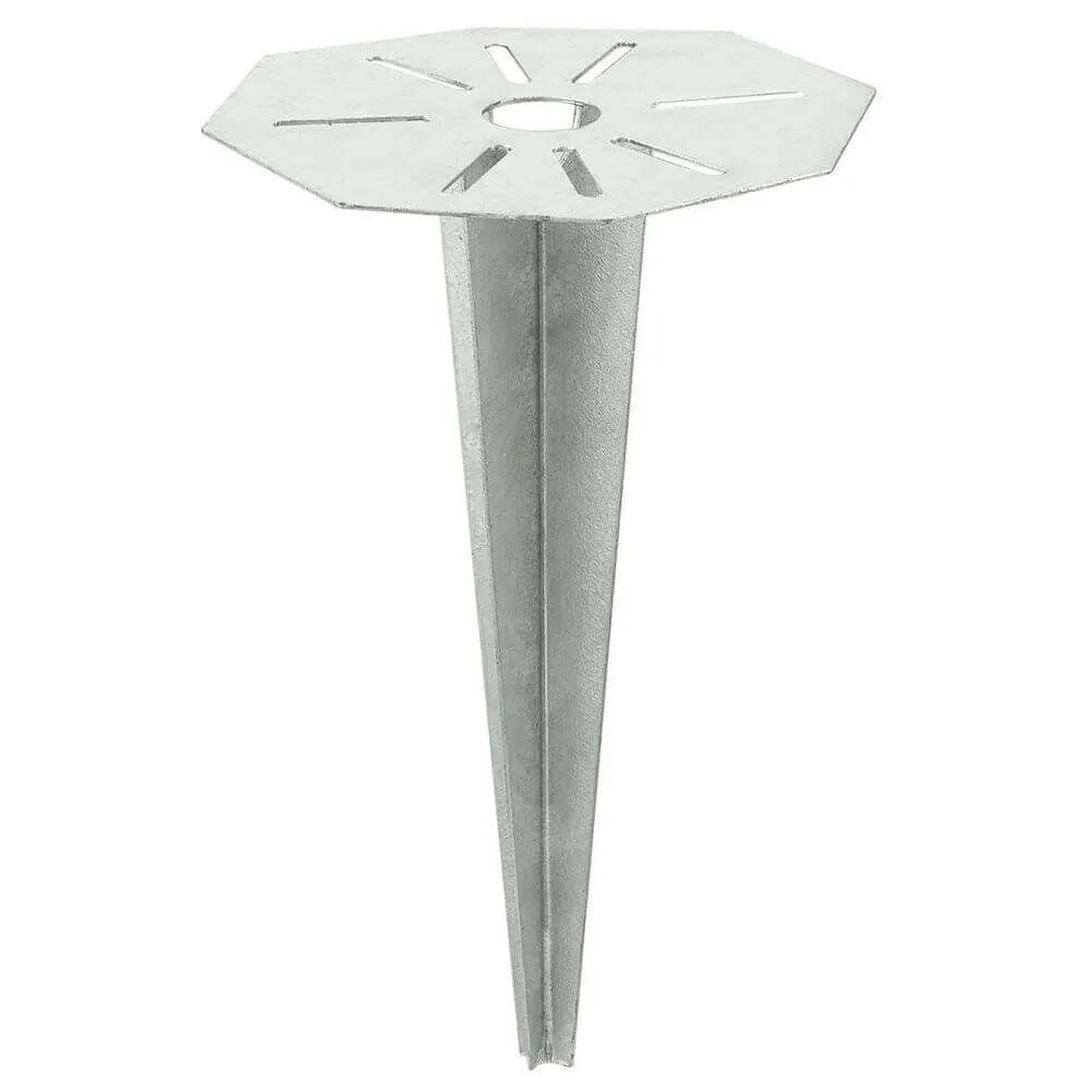 Kuba Earth Spit för yttre lampor 30x Ø 18,5 cm elddopp galvaniserad