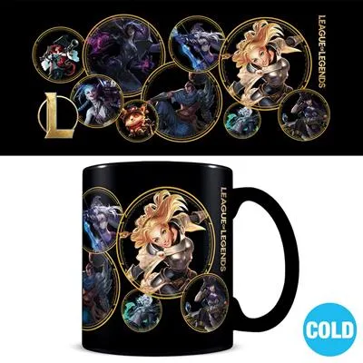 LEAGUE LEGENDS (CHAMPIONS) VÄRMEBEHANDLIG MUGG
