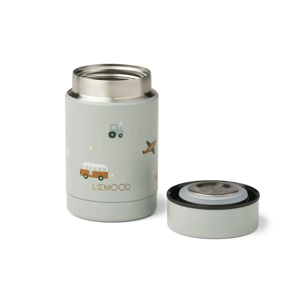 Liewood barnmugg Vehicles/dove blue mix