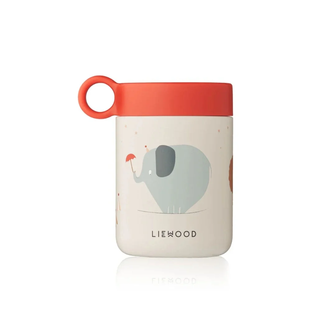 Liewood Kiani Circus Sandy barnmugg 250 ml