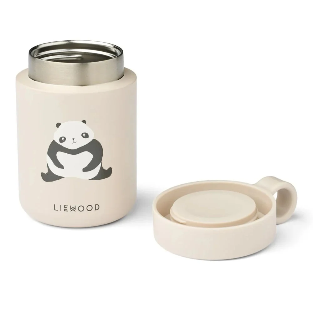 Liewood termos för barnlunch Kiani Panda / Sandy 250 ml