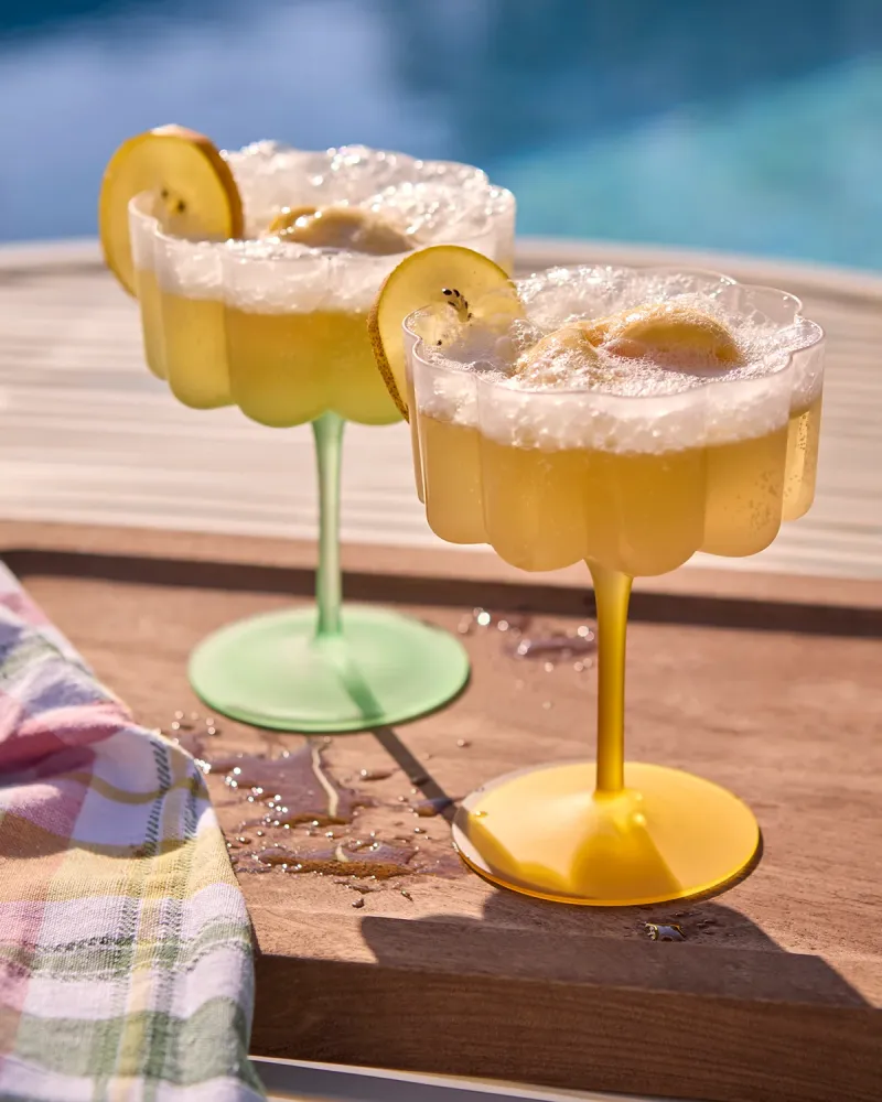 Lillie Cocktail / Dessertglas, Gul