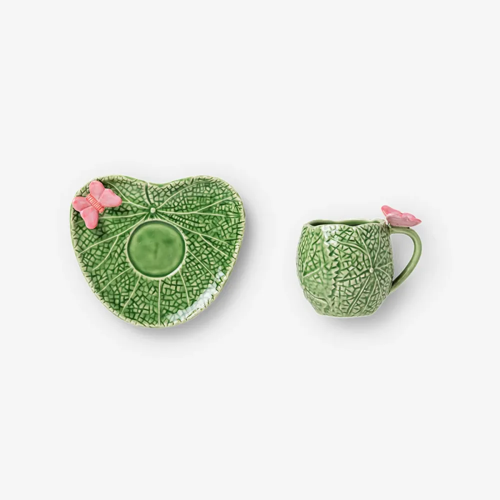 Lily pad mugg med fat - 250 ml