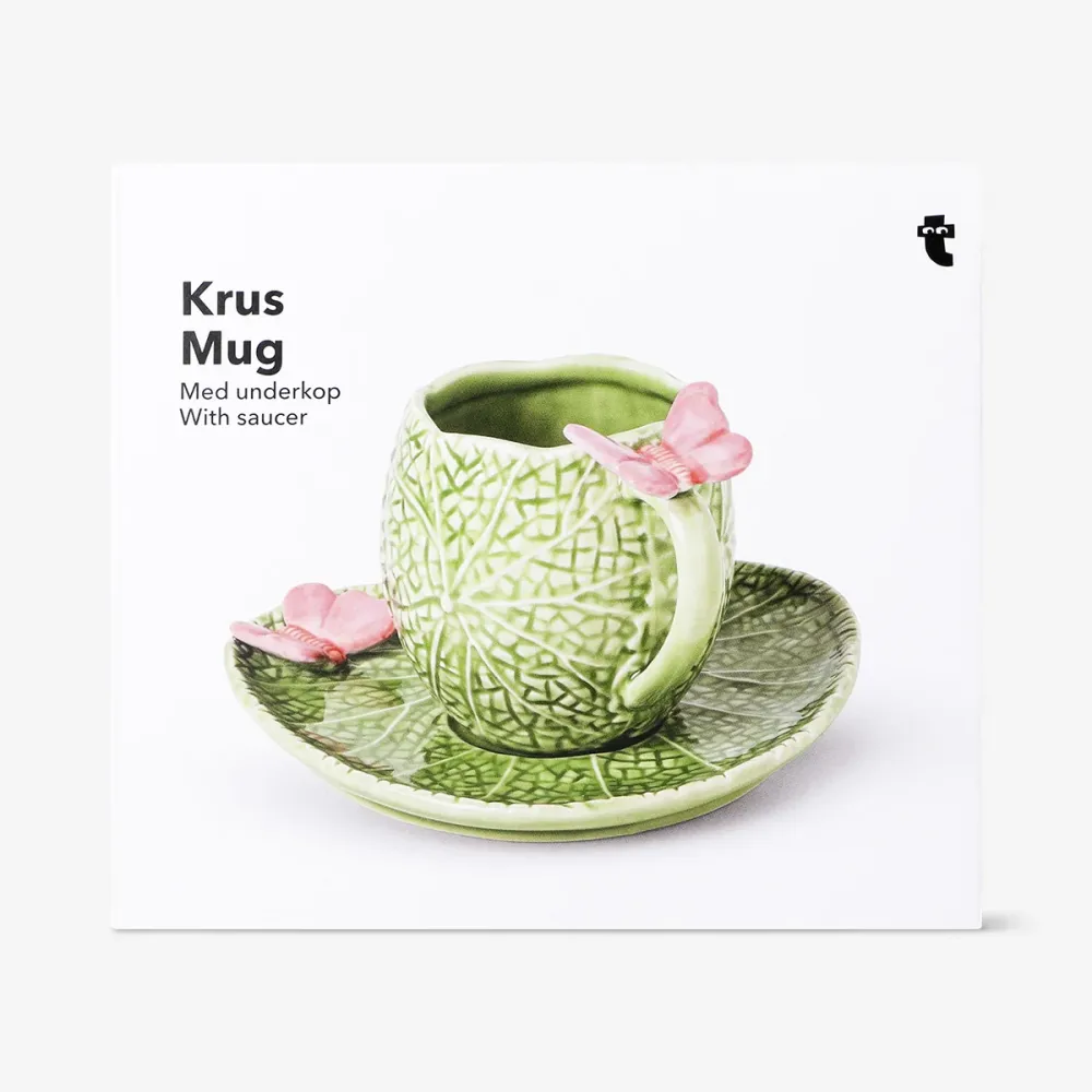 Lily pad mugg med fat - 250 ml