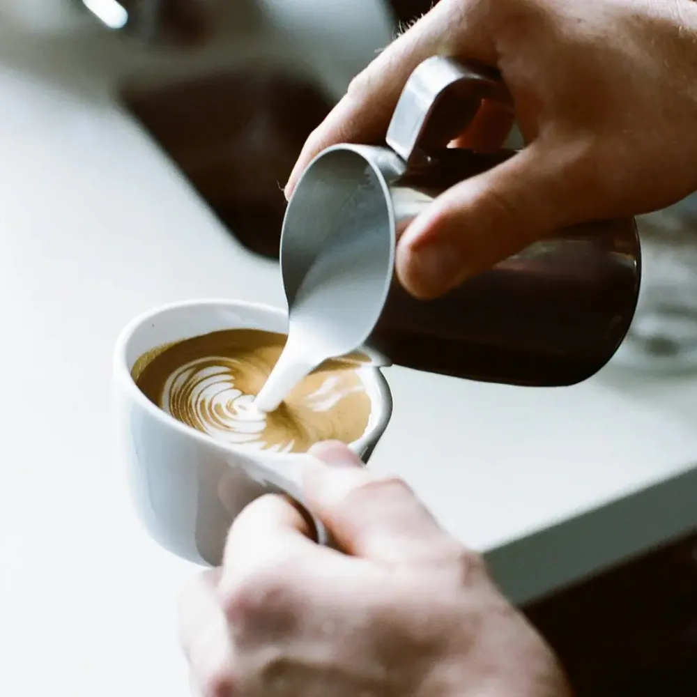 Lino Liten Cappuccino kopp 150ml - Vit
