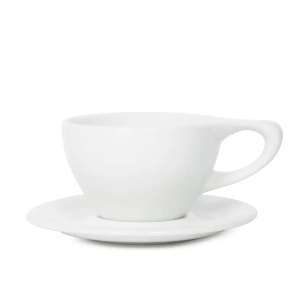 Lino Stor Latte kopp 360ml med fat - Vit