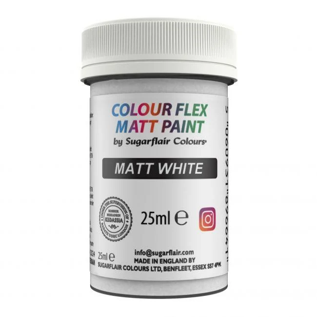 Matt vit effektfärg