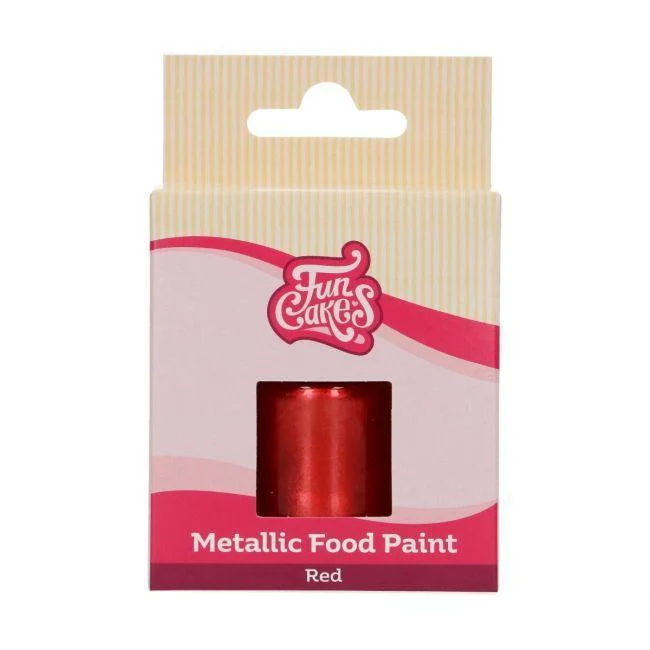 Metallic Röd Färg 30ml
