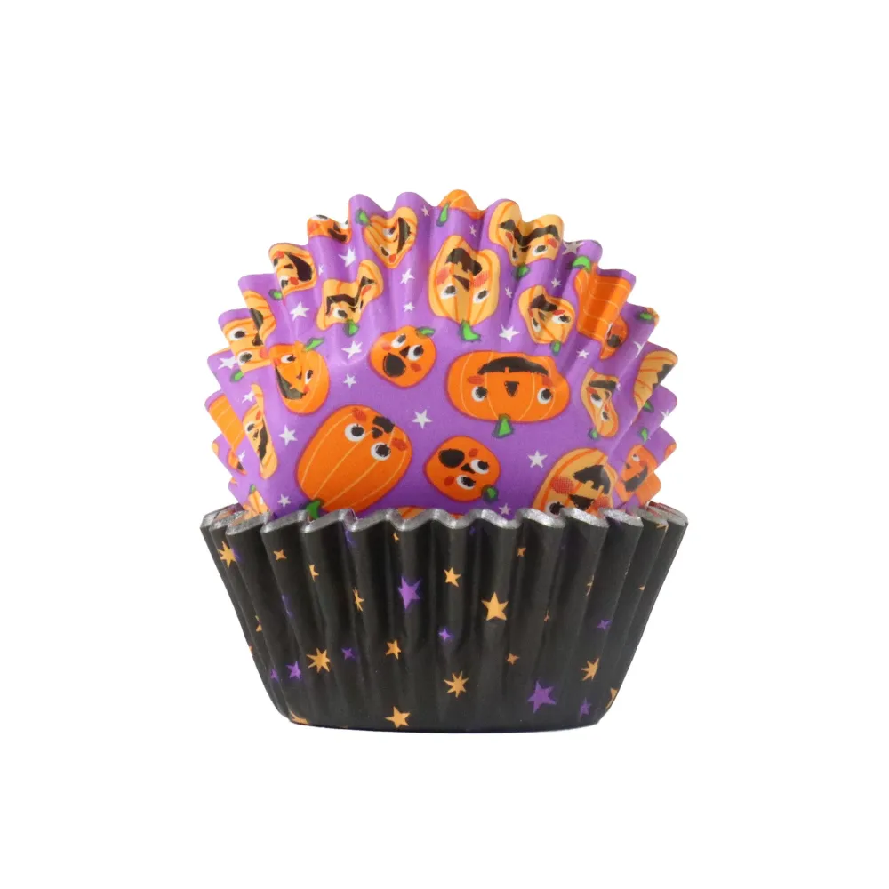Mini muffinsformar till Halloween - Pumpor Fest (60 st)