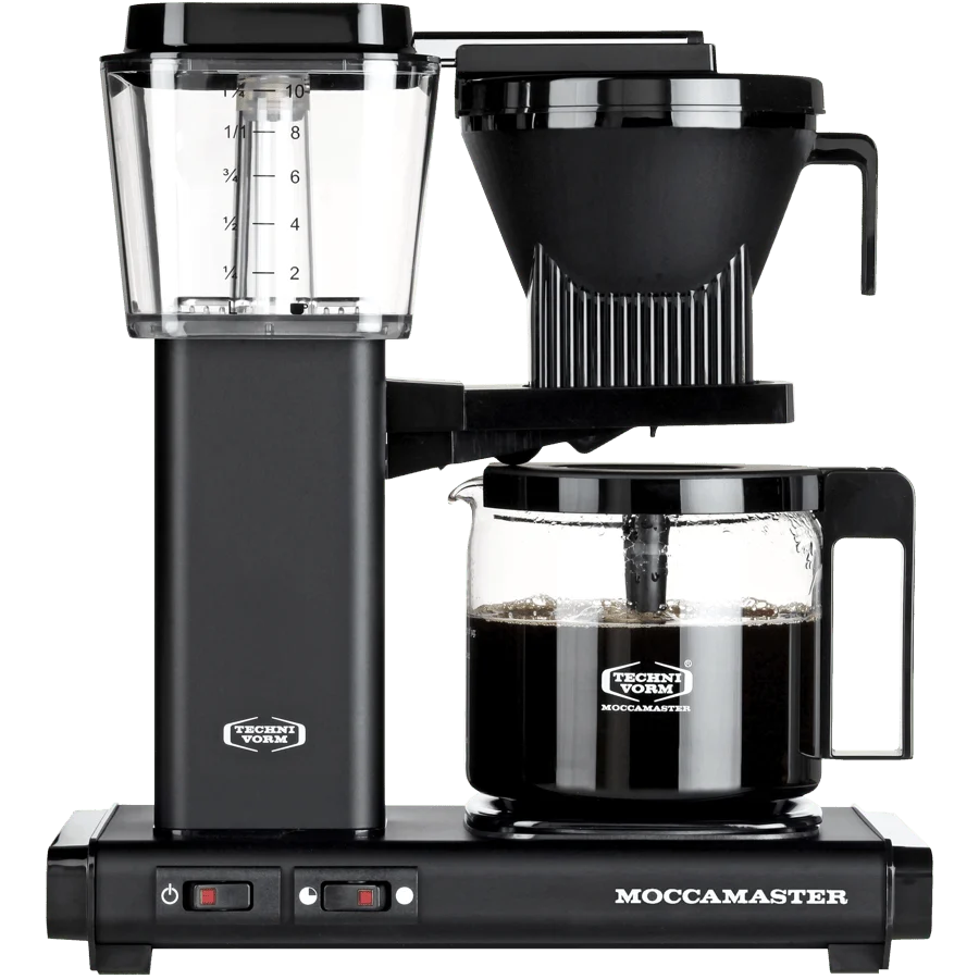 MOCCAMASTER KAFFEBRYGARE MATT SVART