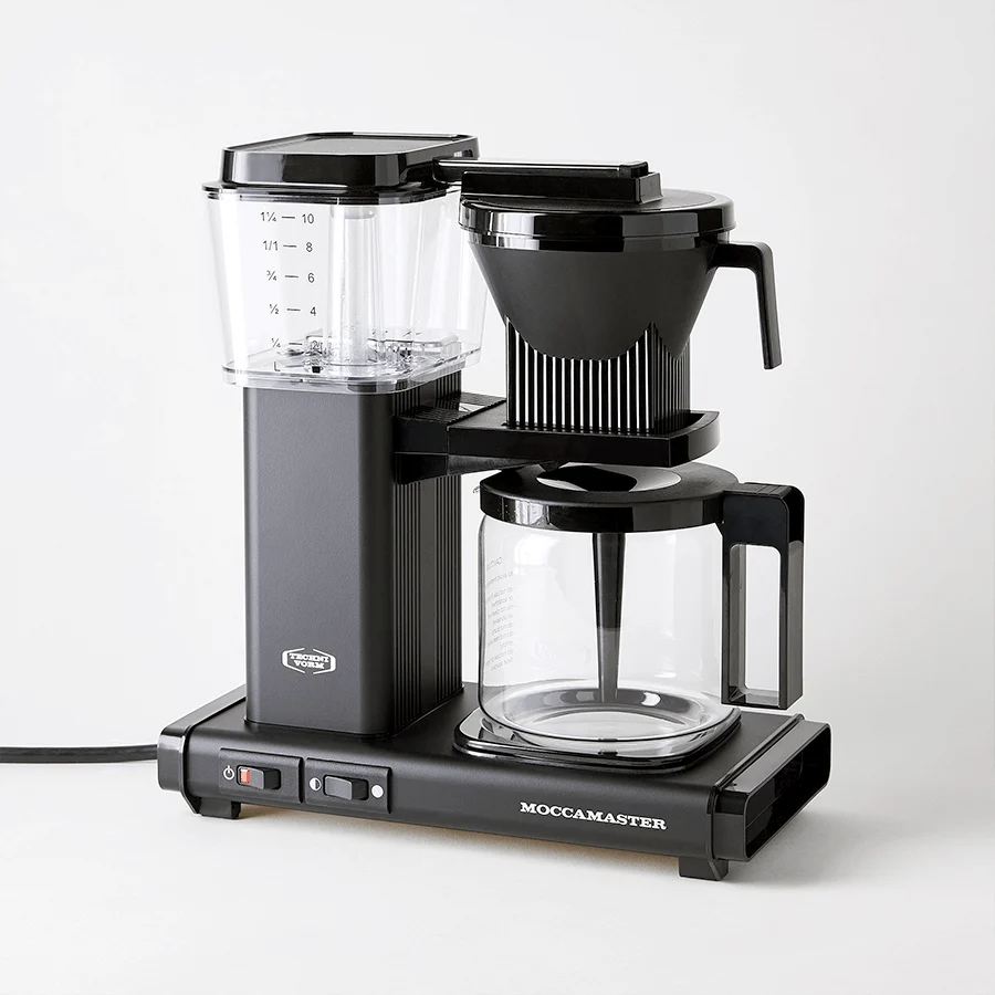 MOCCAMASTER KAFFEBRYGARE MATT SVART