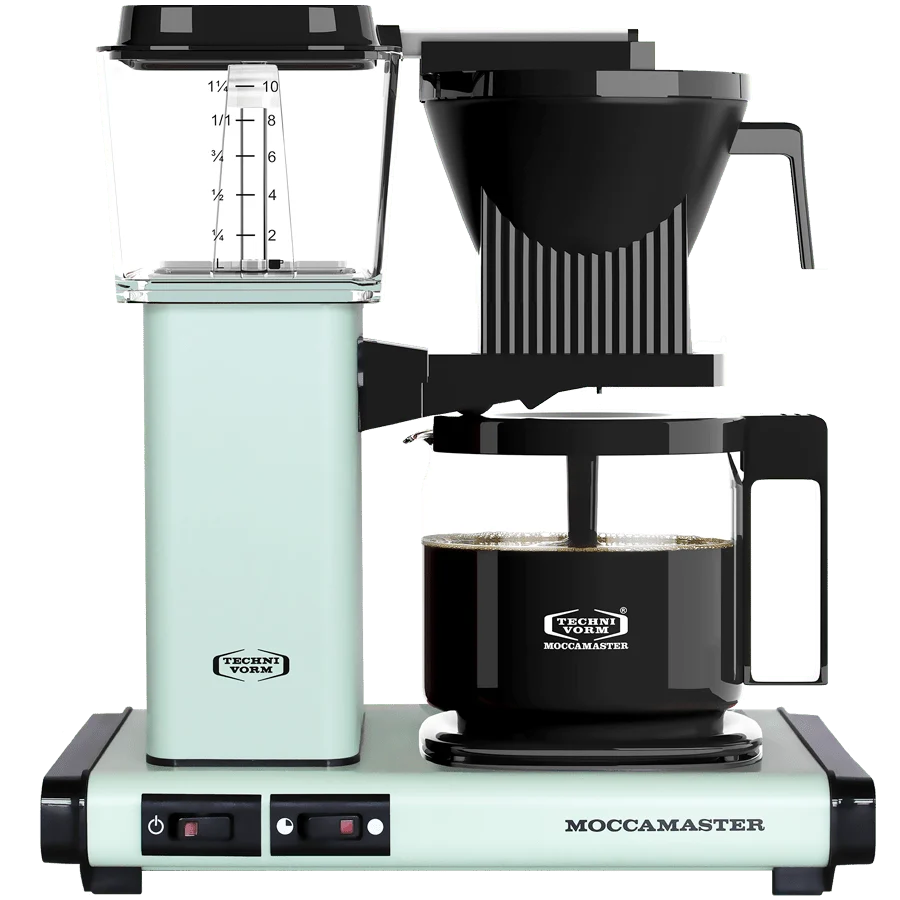 MOCCAMASTER KAFFEBRYGARE PASTELLGRÖN