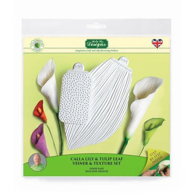 Moule Katy Sue - Lily & Tulpanblad Åder- och Texturset