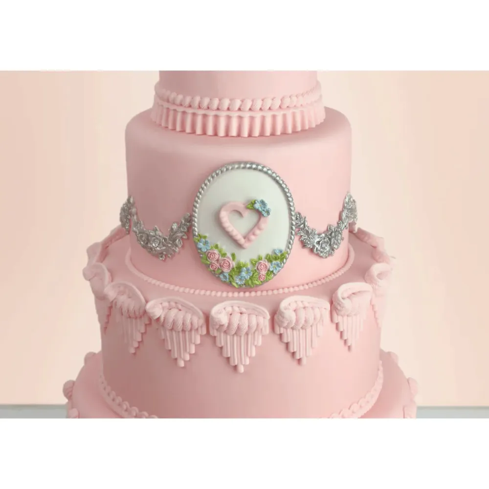 Moule Katy Sue - Liten oval ram med blomma