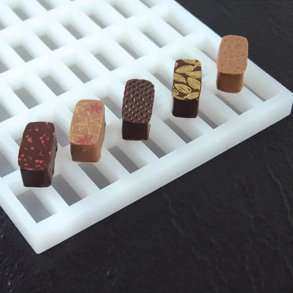 Moule LS01 Chocoflex – 63 rektanglar 35x14x14 mm