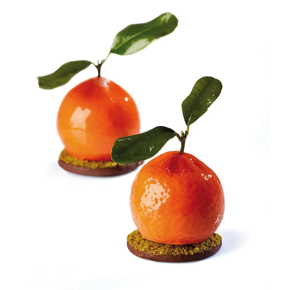 Moule Trompe l'oeil av E.Forcone - Mandarine