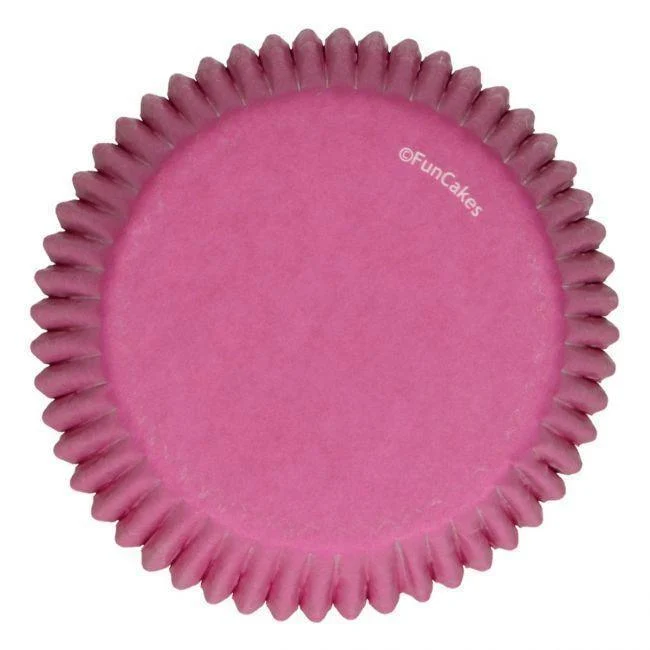 48 mörkrosa muffinsformar
