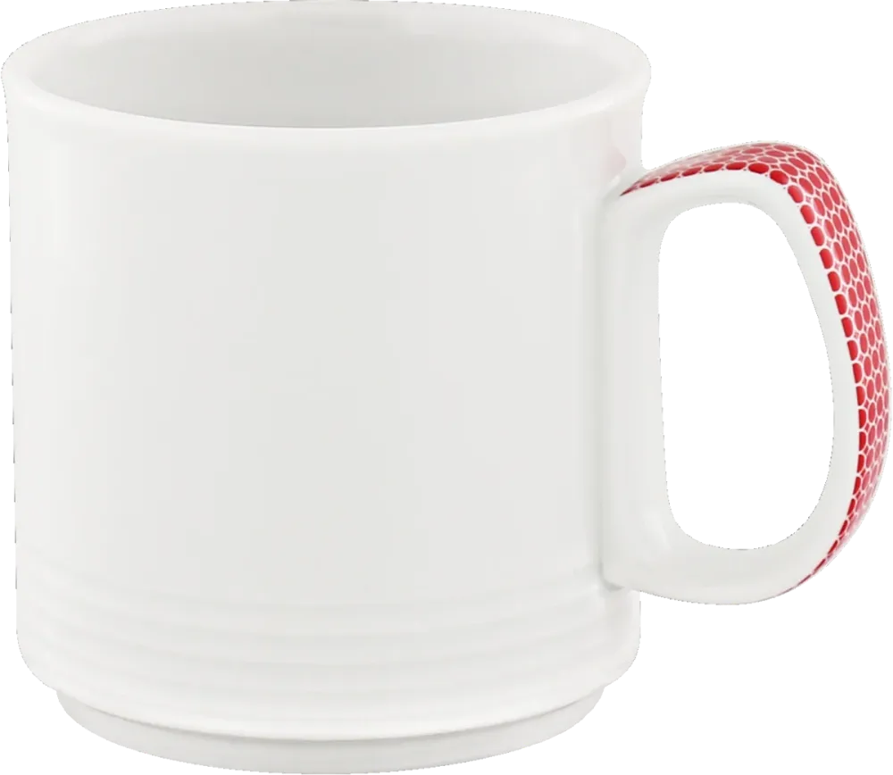 Mug special stackable embossed 0.27l