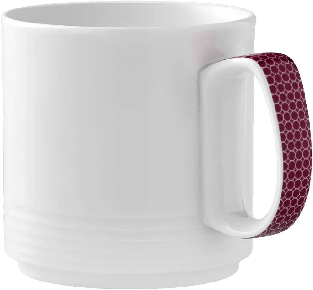 Mug special stackable embossed 0.27l
