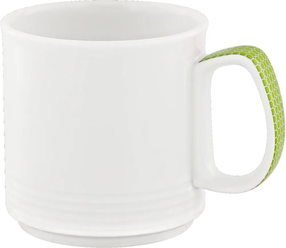 Mug special stackable embossed 0.27l