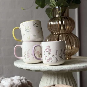 Mugg med blommor - MIX