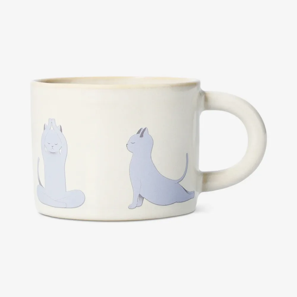 Mugg med yogakatter - 390 ml