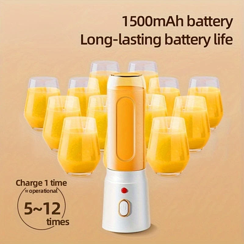 Multifunktionell USB-uppladdningsbar mixer: Juicefrukter, grönsaker, is, smoothie