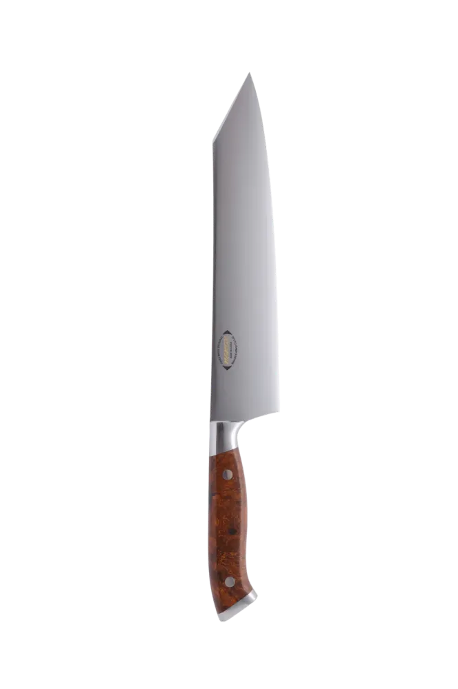 Nenox 240 mm bred Kiritsuke Desert Ironwood