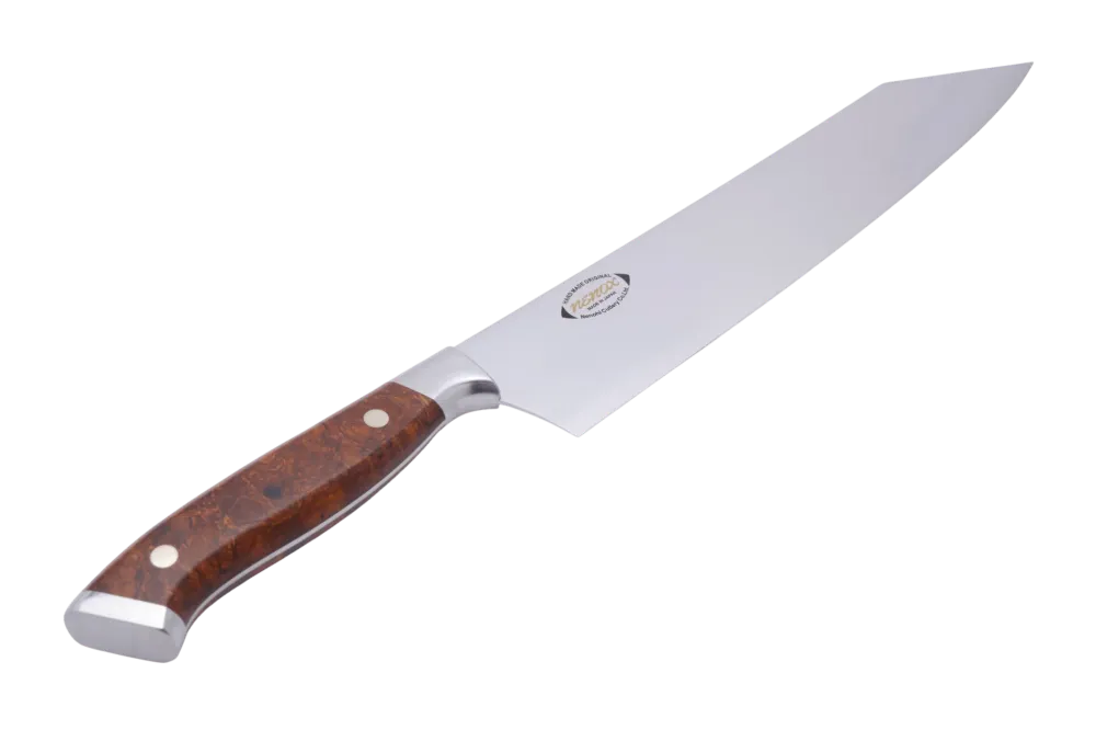 Nenox 240 mm bred Kiritsuke Desert Ironwood
