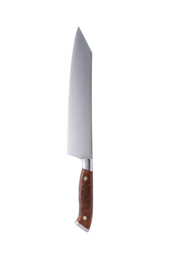 Nenox 240 mm bred Kiritsuke Desert Ironwood
