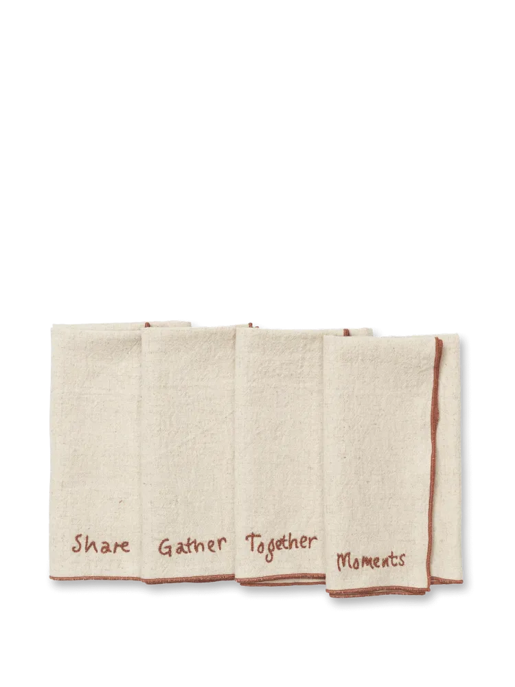 Occasion Napkins - Set 4 - Natural