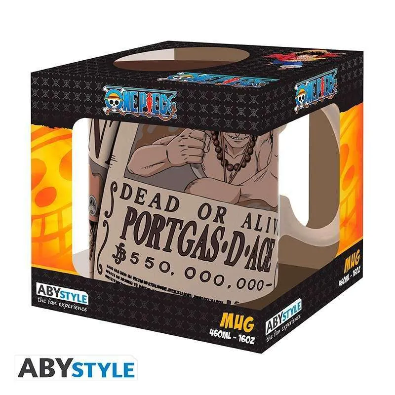 One Piece Wanted Ace Mug – Perfekt för äkta fans