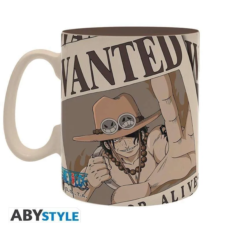 One Piece Wanted Ace Mug – Perfekt för äkta fans