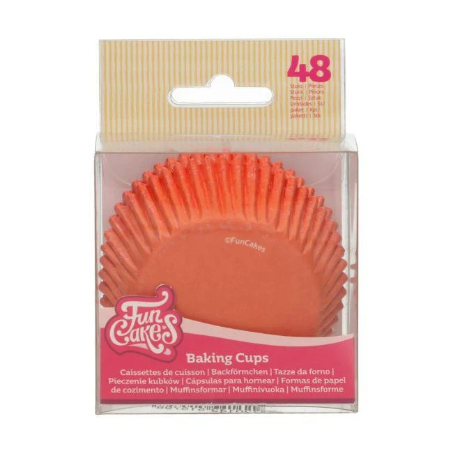 48 orange muffinsformar