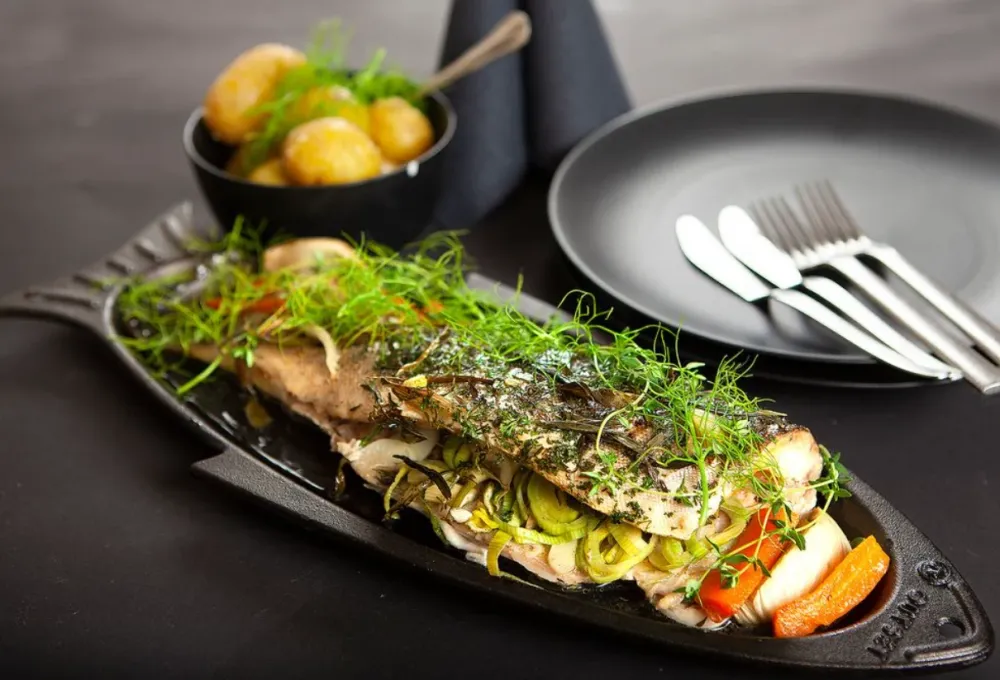 Outset Fiskgrillpanna i gjutjärn