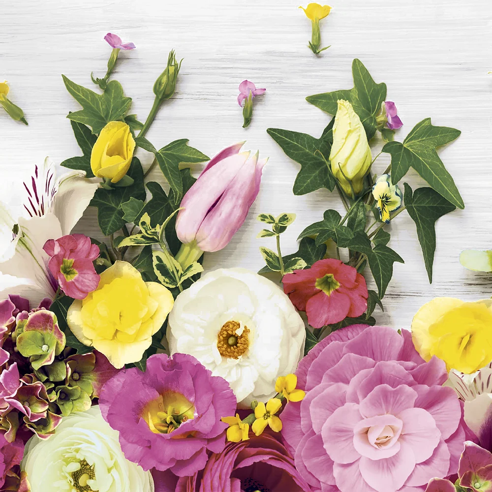 Papper+Design Luncheon -servetter (blommor) Paper+Design