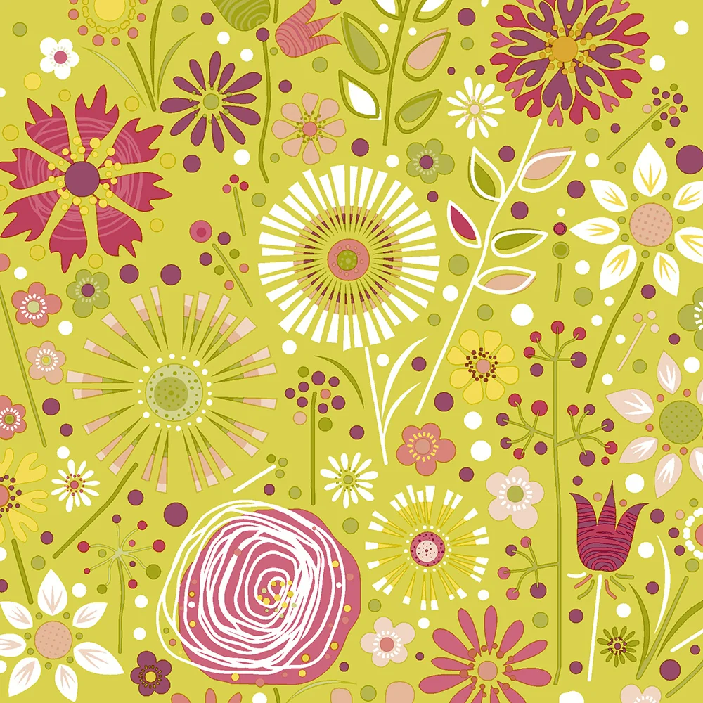 Papper+Design Luncheon -servetter (blomsterfält) Paper+Design