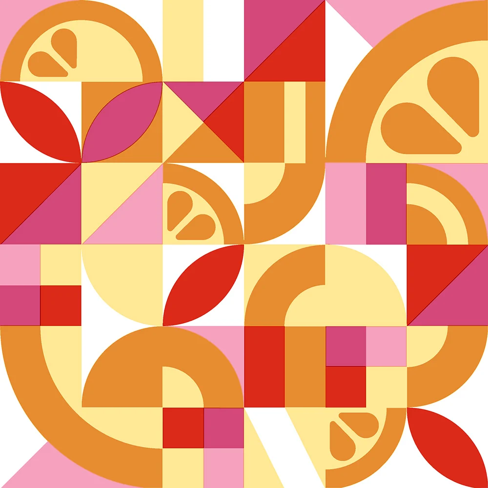 Papper+Design Luncheon -servetter (Citrus Era Orange) Paper+Design