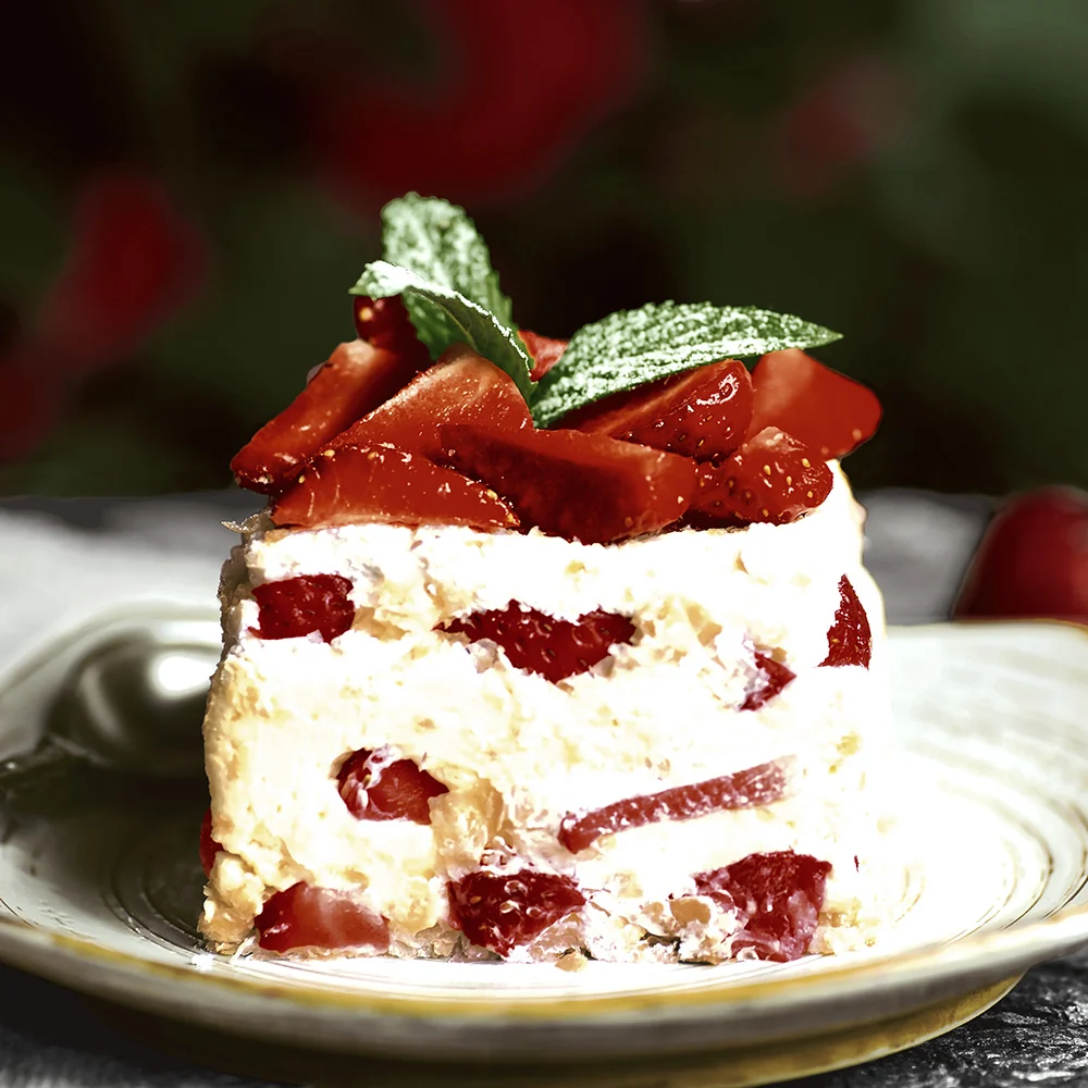 Papper+Design Luncheon -servetter (Strawberry Cake)